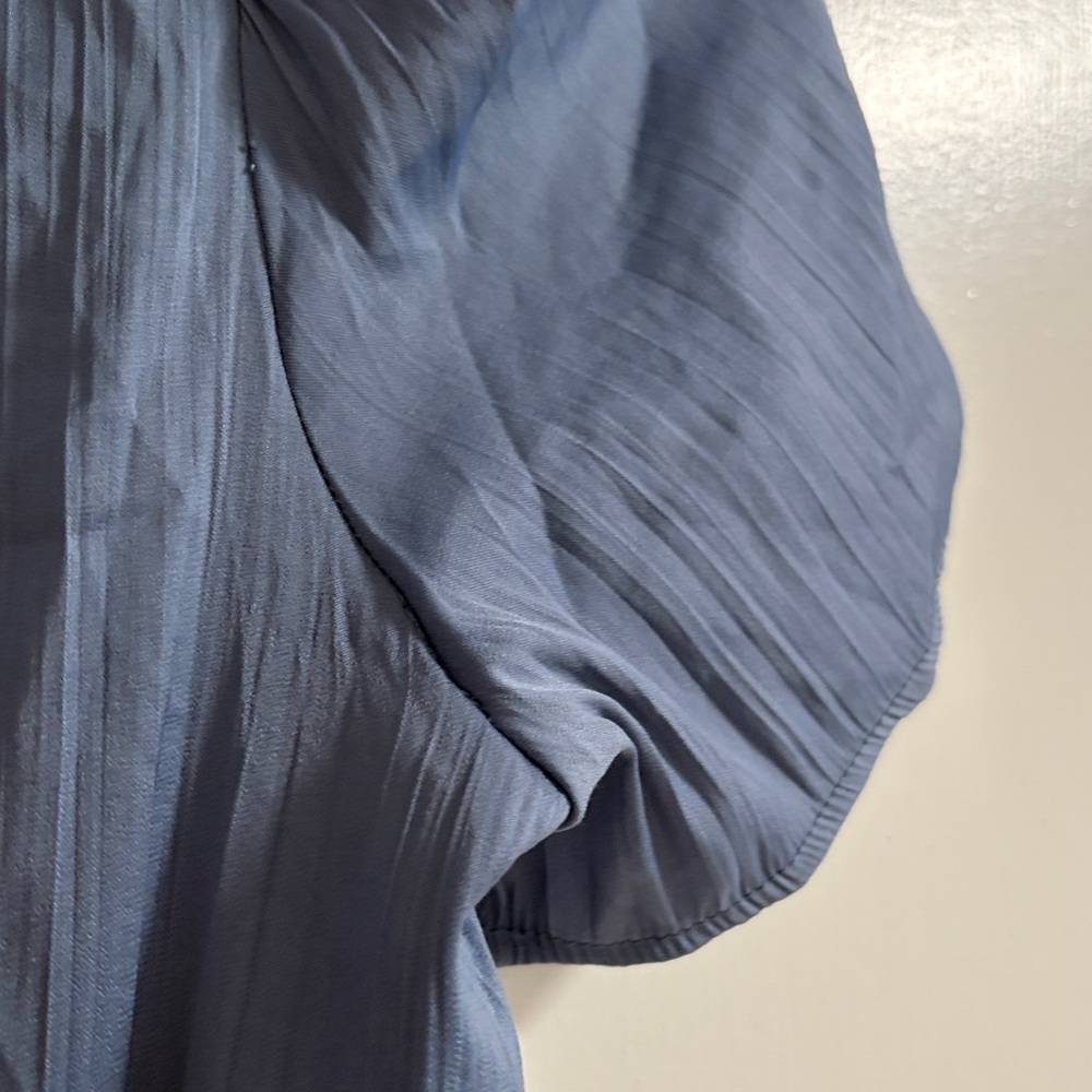 Anthropologie Elegant Blue Slate Maxi Dress XXSP - Picture 8 of 9